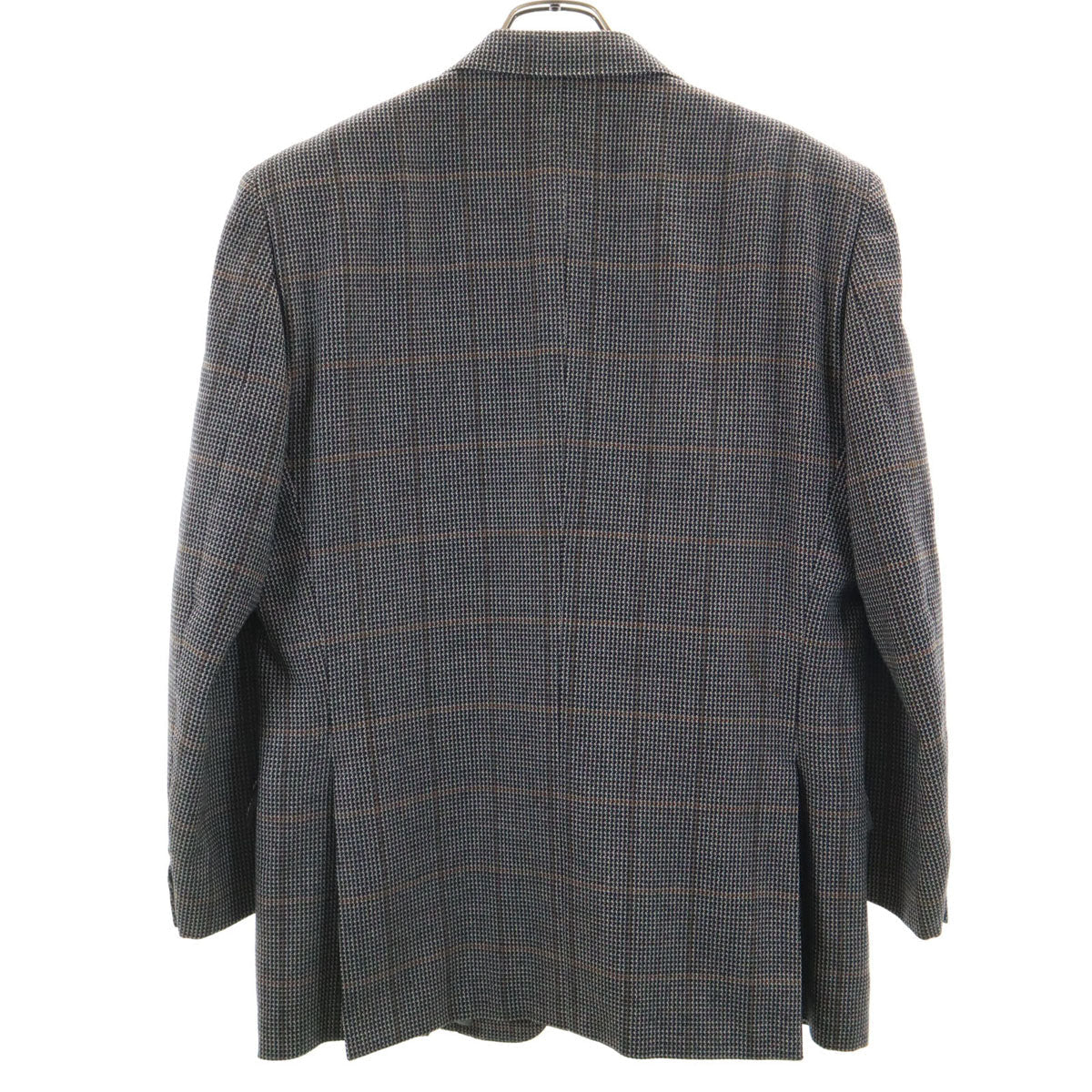 YVES SAINT LAURENT 90s Vintage Checked Blazer Gray Size 98/88/175