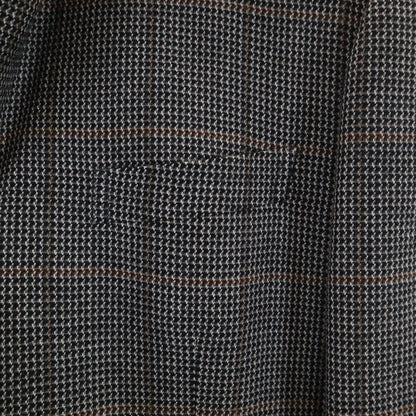 YVES SAINT LAURENT 90s Vintage Checked Blazer Gray Size 98/88/175