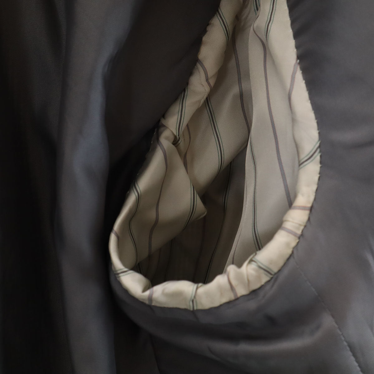 YVES SAINT LAURENT 90s Vintage Checked Blazer Gray Size 98/88/175