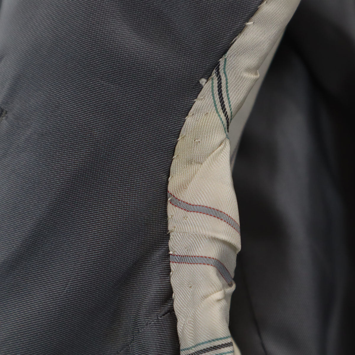 YVES SAINT LAURENT 90s Vintage Checked Blazer Gray Size 98/88/175