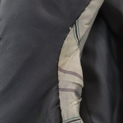YVES SAINT LAURENT 90s Vintage Checked Blazer Gray Size 98/88/175
