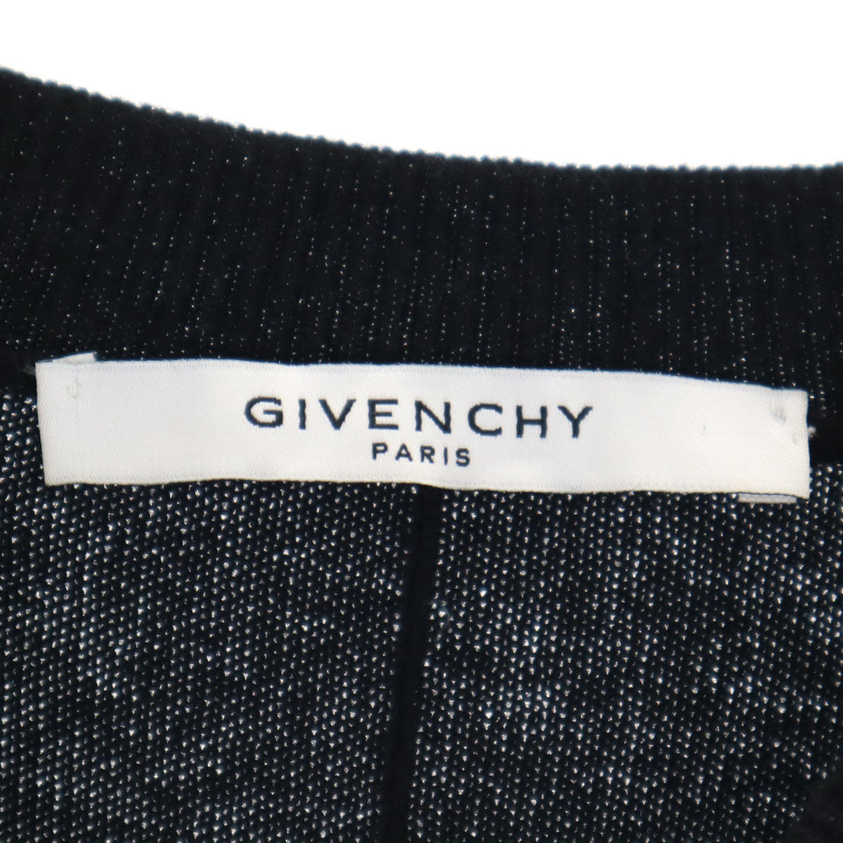 GIVENCHY Italian Cashmere Long Sleeve Sweater Black Size XS