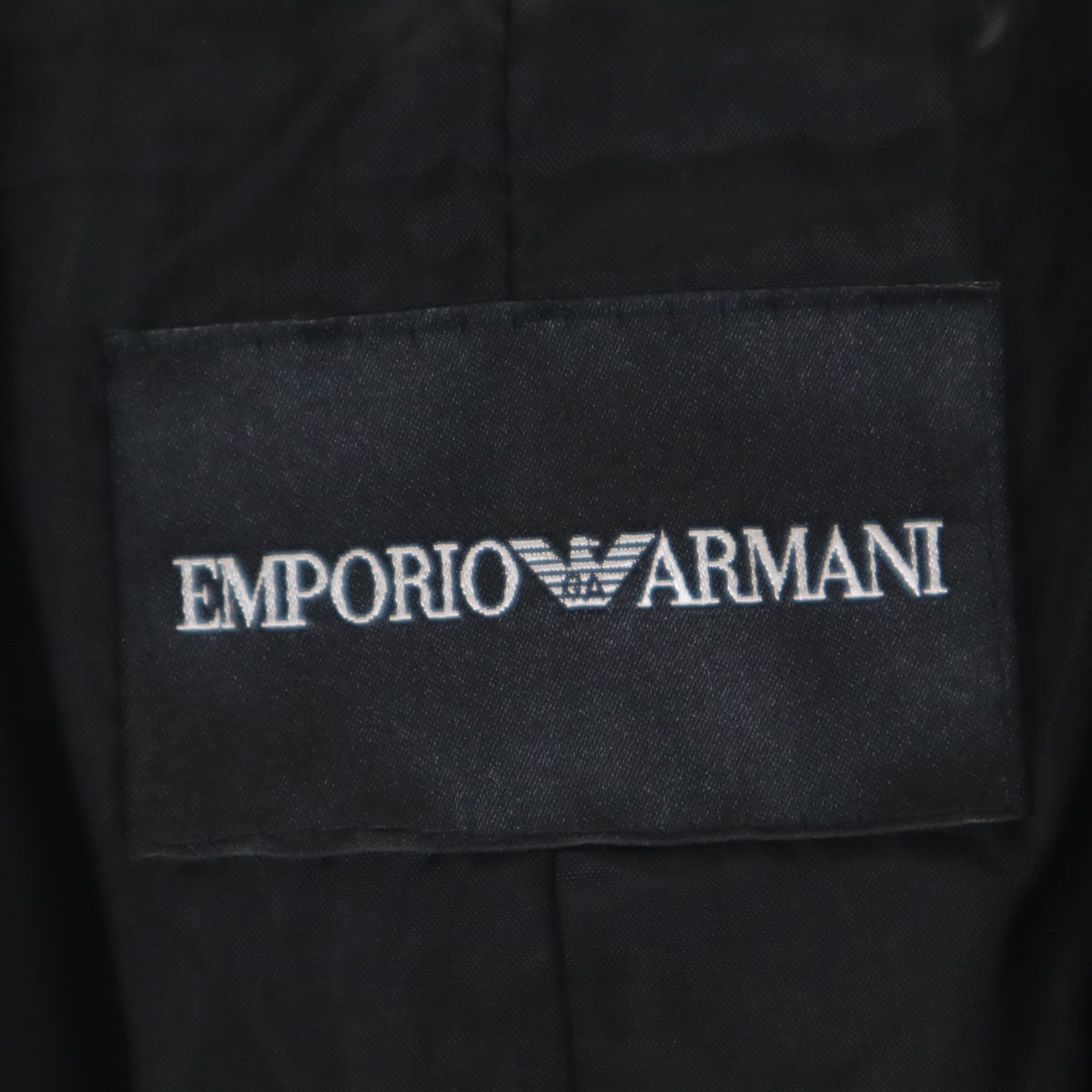 Emporio Armani Made in Italy Striped Velour Blazer Size 40