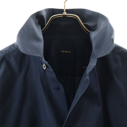 MIUMIU Italian Made Long Sleeve Button Shirt Blue Size 38/15