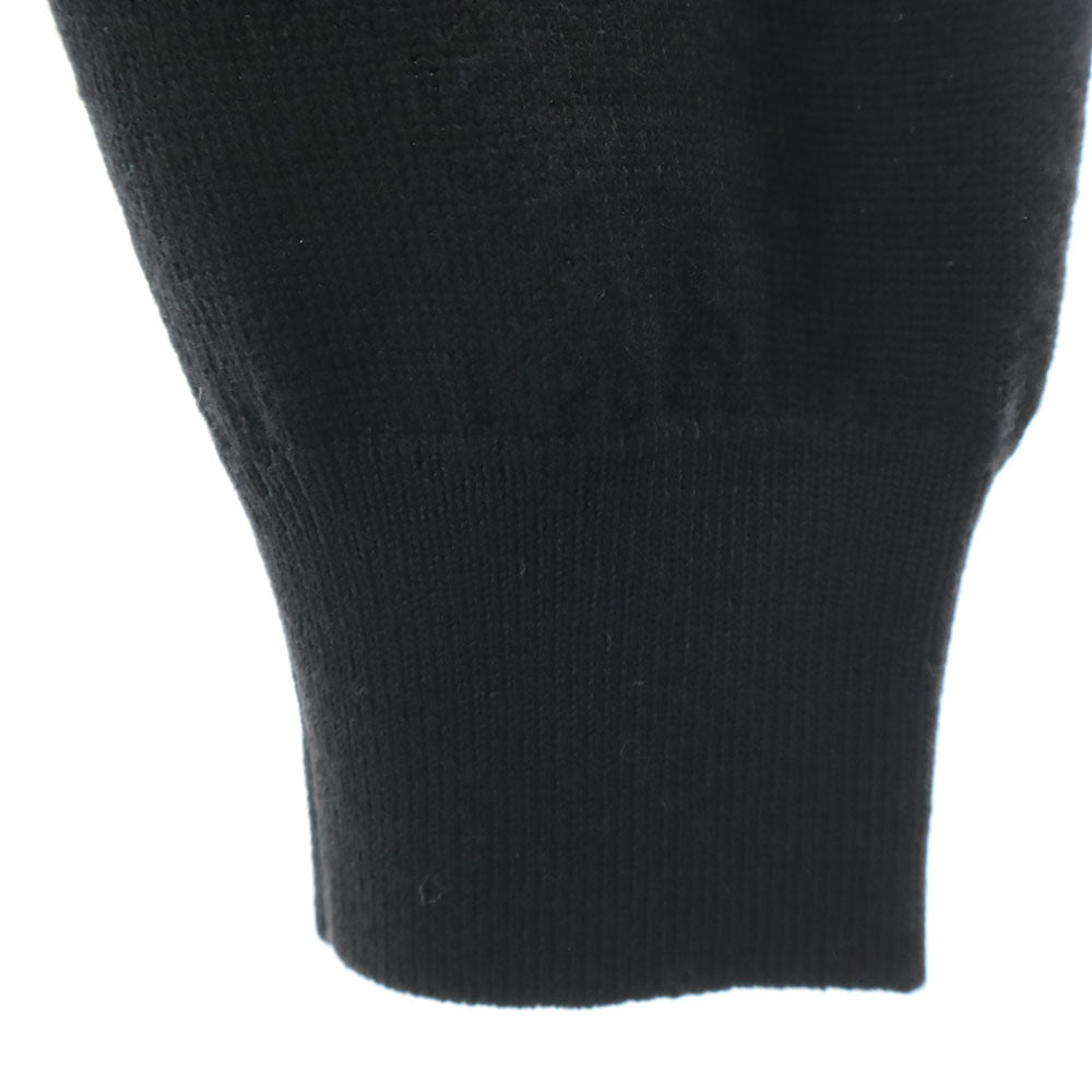 GUCCI Italian Long Sleeve V-Neck Sweater Black Size S