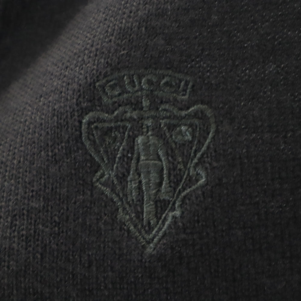 GUCCI Italian Long Sleeve V-Neck Sweater Black Size S
