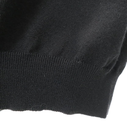 GUCCI Italian Long Sleeve V-Neck Sweater Black Size S