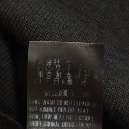 GUCCI Italian Long Sleeve V-Neck Sweater Black Size S