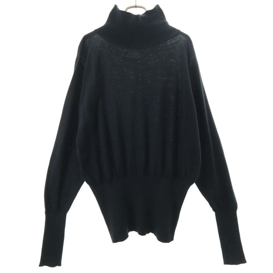 Yohji Yamamoto 80s Vintage Mock Neck Cut & Sew Black