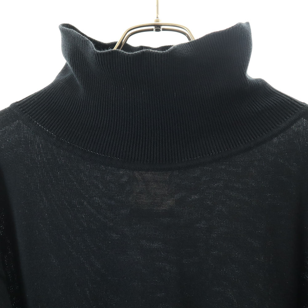 Yohji Yamamoto 80s Vintage Mock Neck Cut & Sew Black