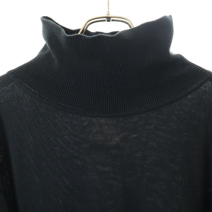 Yohji Yamamoto 80s Vintage Mock Neck Cut & Sew Black