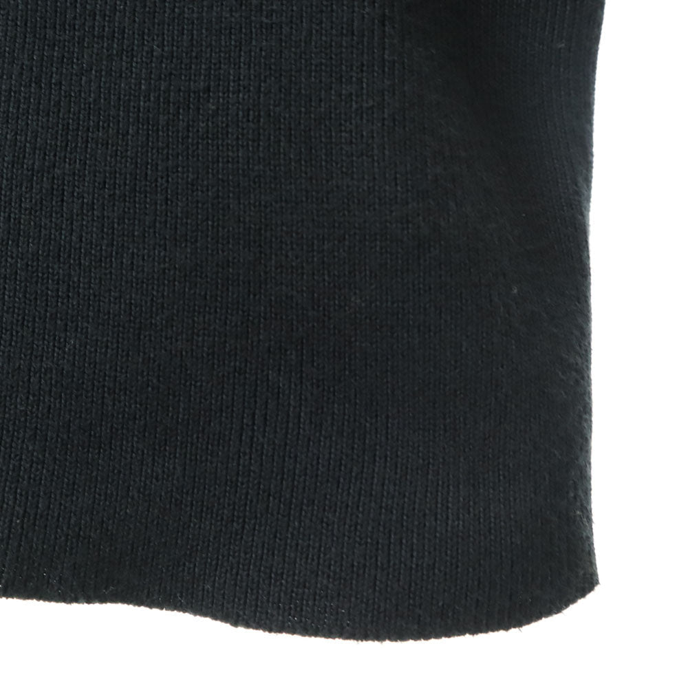 Yohji Yamamoto 80s Vintage Mock Neck Cut & Sew Black