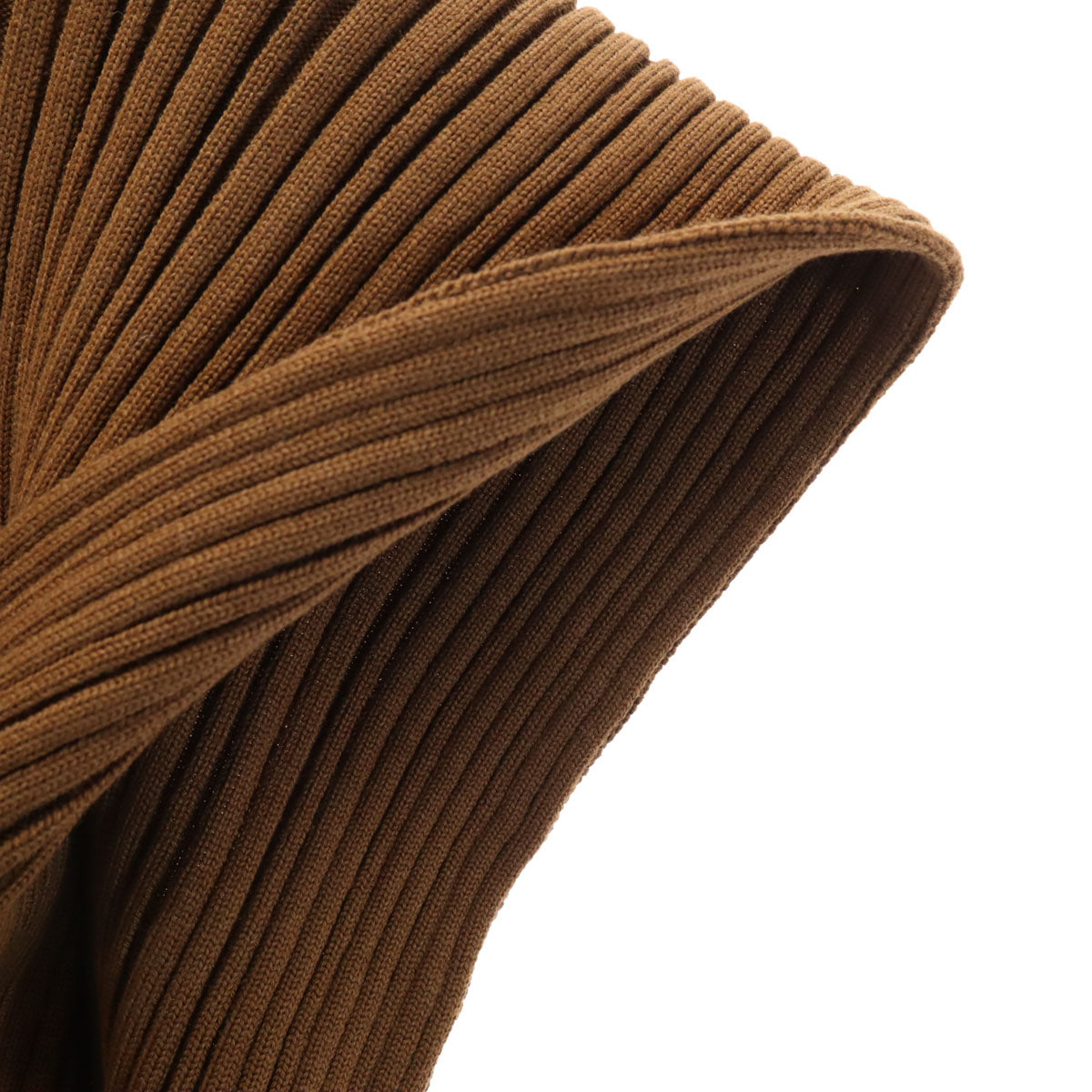 SalvatoreFerragamo Italian Sleeveless Poncho Brown Size S