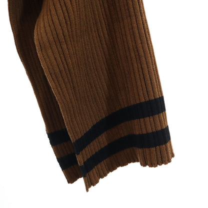 SalvatoreFerragamo Italian Sleeveless Poncho Brown Size S