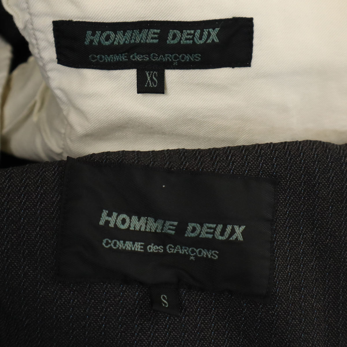 COMME des GARCONS HOMME DEUX 2016 Striped Suit Size S/XS