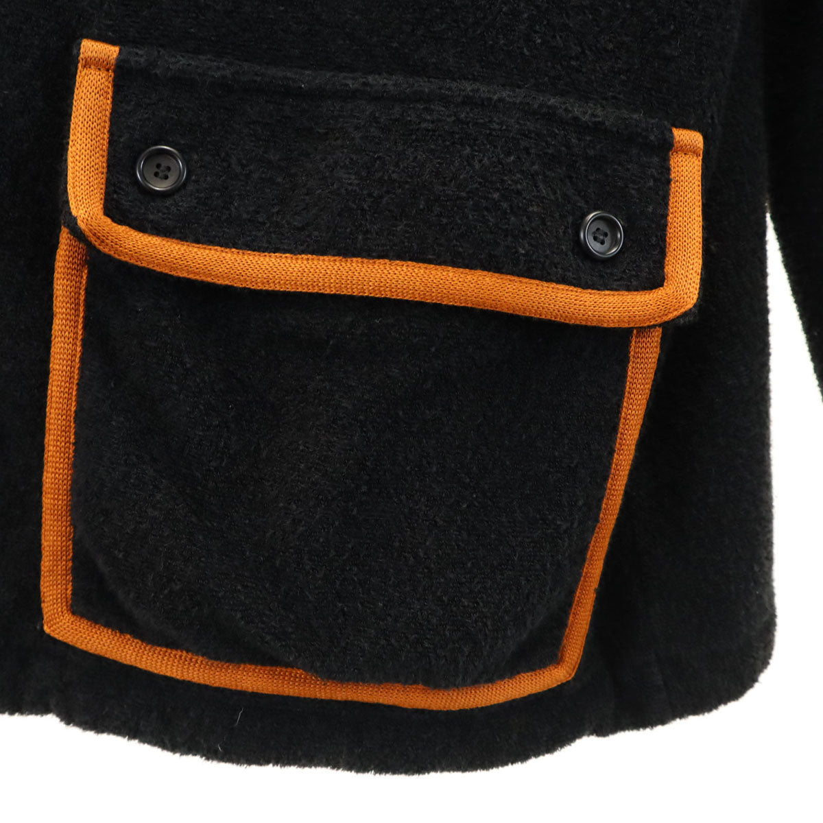 Christian Dior SPORTS 90s Pile Full-Zip Hoodie Black Size M