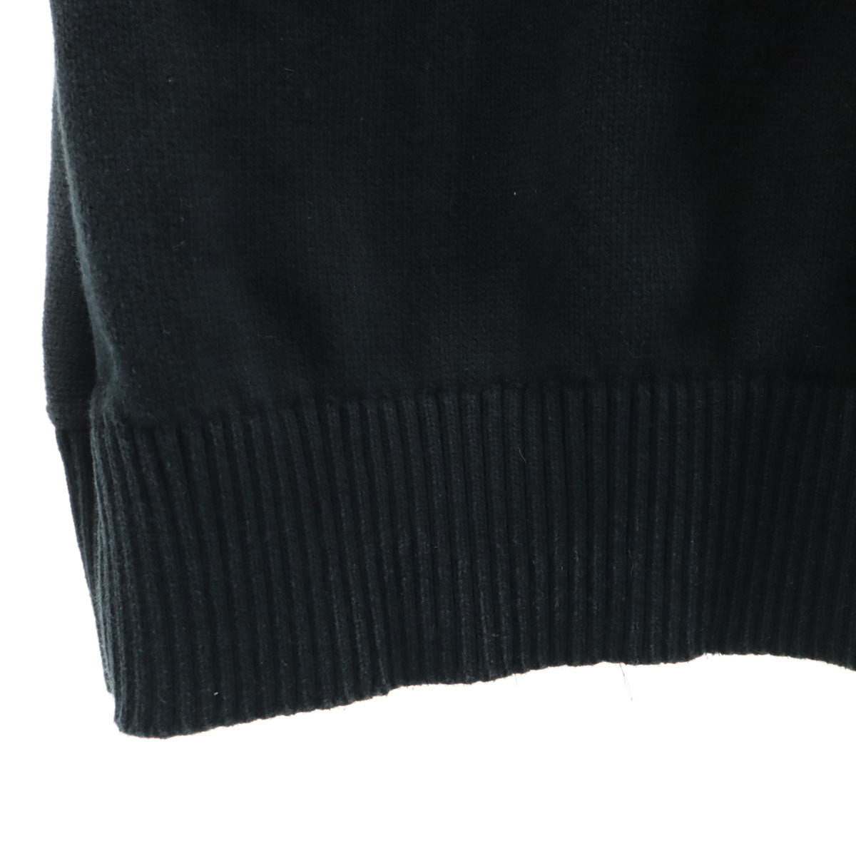 KENZO Long Sleeve V-Neck Knit Dress Navy Size XS