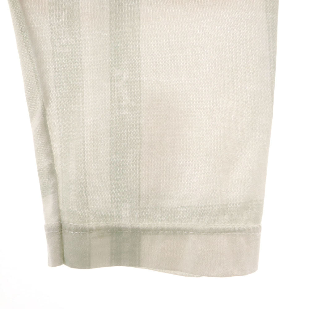 HERMES Italian V-Neck Long Sleeve T-Shirt Size M