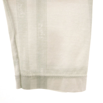 HERMES Italian V-Neck Long Sleeve T-Shirt Size M