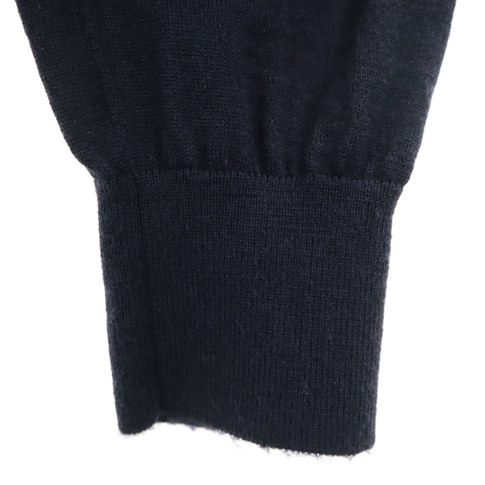 CELINE Wool Blend Long Sleeve Top Blue Size XS