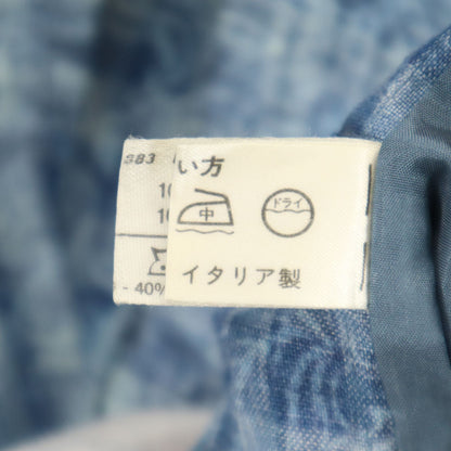 Herno Vintage Blue Linen Blend Blazer Size 42