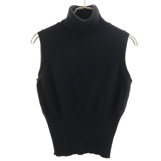 GUCCI Cashmere Blend Sleeveless Sweater Black Size M