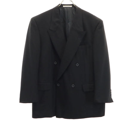 GIVENCHY 90s Vintage Wool Blazer Black Size BE3