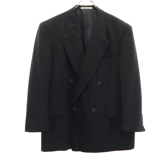 GIVENCHY 90s Vintage Wool Blazer Black Size BE3