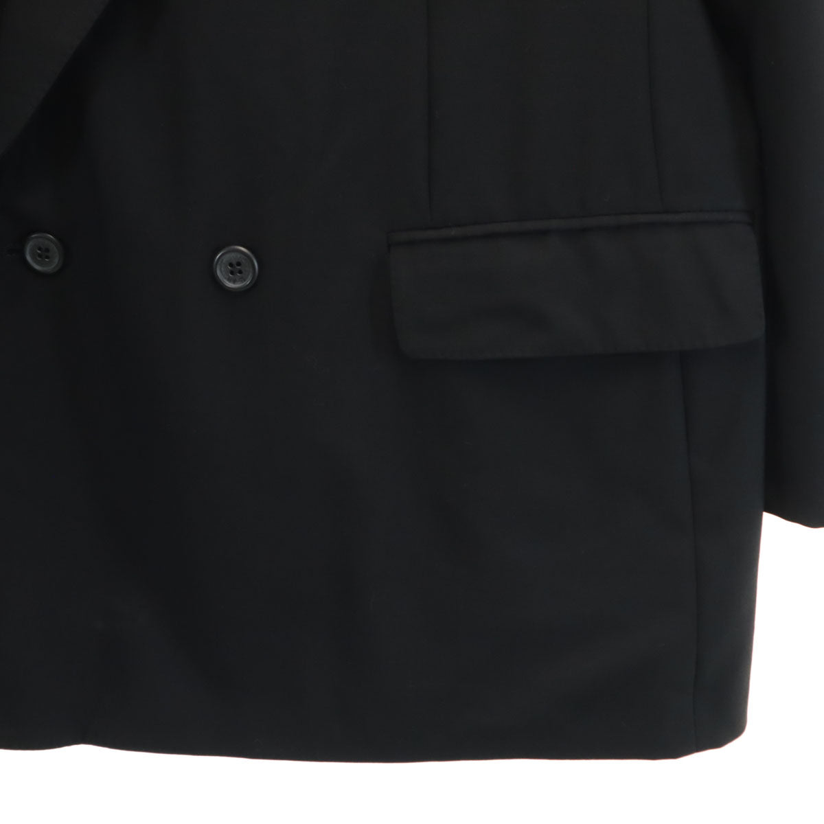 GIVENCHY 90s Vintage Wool Blazer Black Size BE3