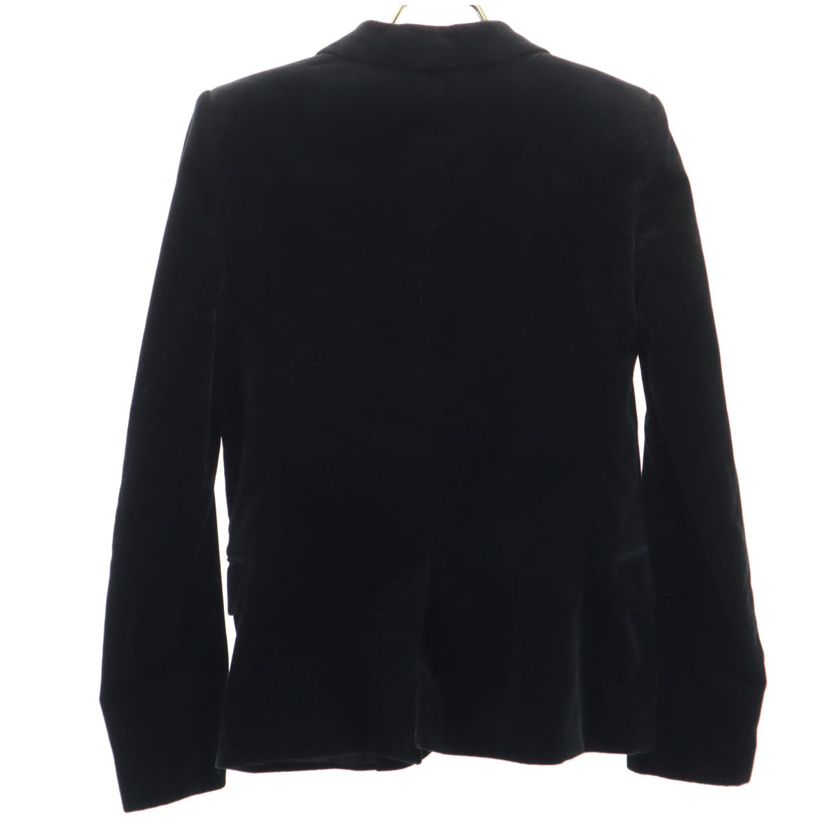 SAINT LAURENT Italian Silk Tailored Blazer Black Size F34