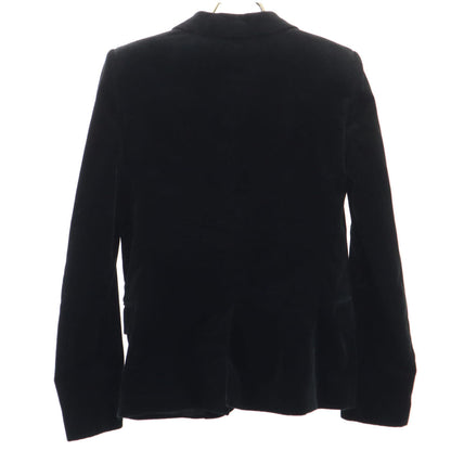 SAINT LAURENT Italian Silk Tailored Blazer Black Size F34