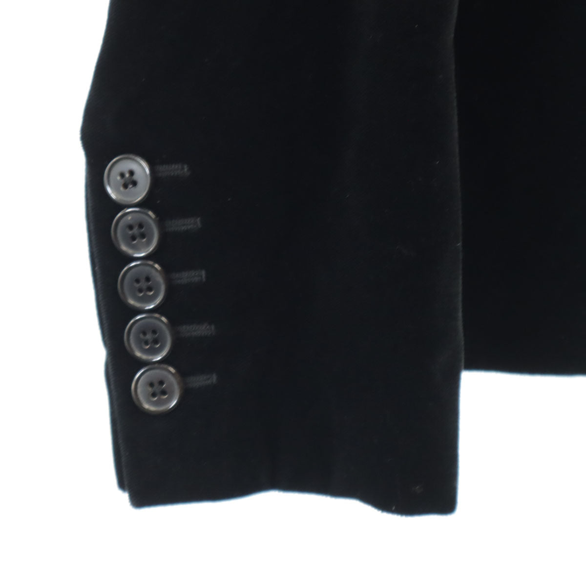 SAINT LAURENT Italian Silk Tailored Blazer Black Size F34