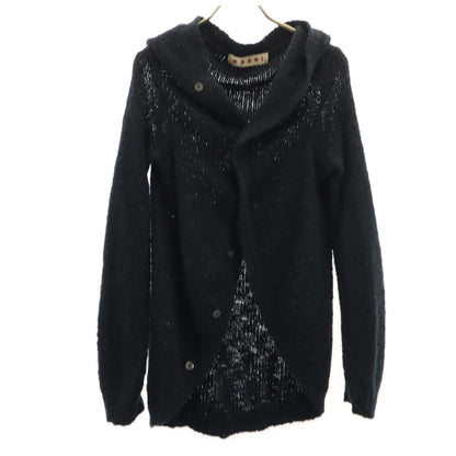 MARNI Italian Wool Blend Knit Cardigan Black Size 40