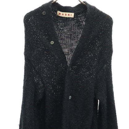 MARNI Italian Wool Blend Knit Cardigan Black Size 40