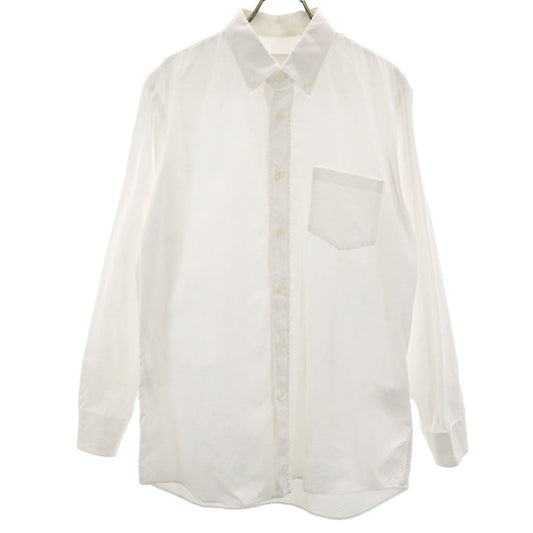 PRADA 2017 Long Sleeve Button-Down Shirt White Size L