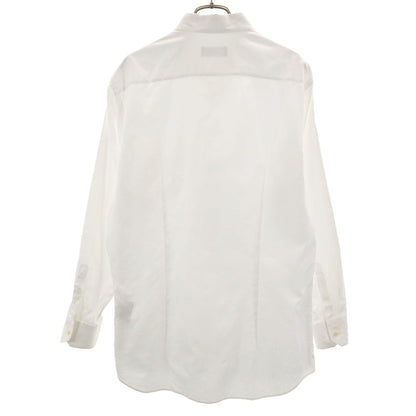 PRADA 2017 Long Sleeve Button-Down Shirt White Size L