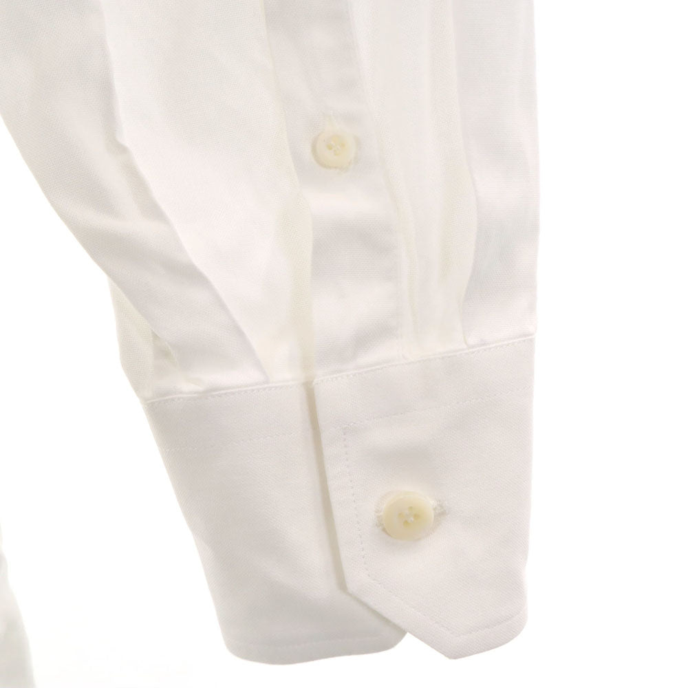 PRADA 2017 Long Sleeve Button-Down Shirt White Size L