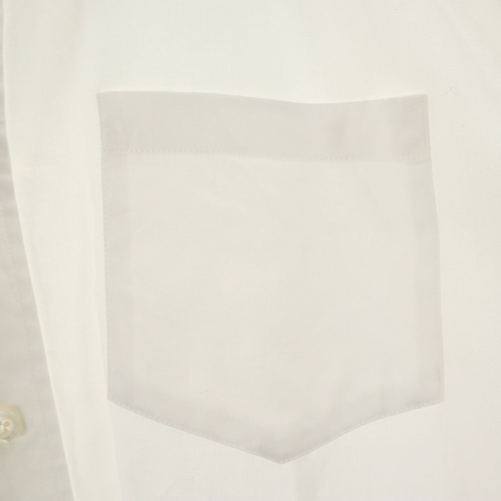 PRADA 2017 Long Sleeve Button-Down Shirt White Size L