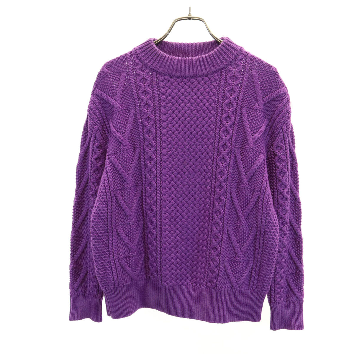 BATONER Long Sleeve Knit Sweater Purple Size 1