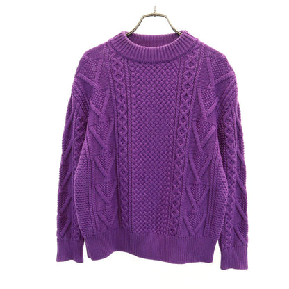 BATONER Long Sleeve Knit Sweater Purple Size 1