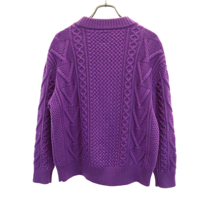 BATONER Long Sleeve Knit Sweater Purple Size 1