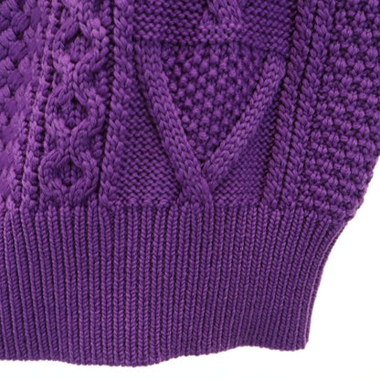 BATONER Long Sleeve Knit Sweater Purple Size 1