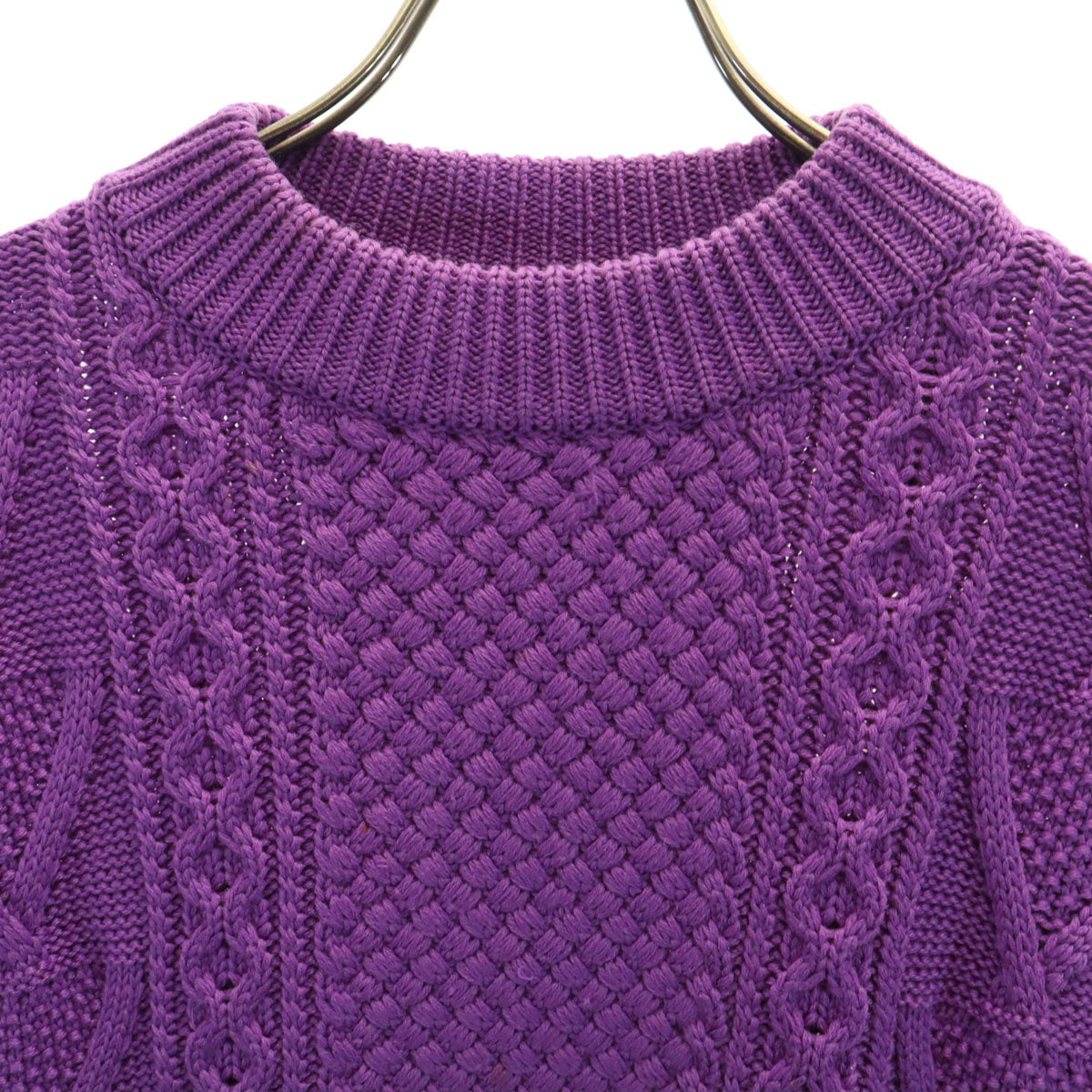 BATONER Long Sleeve Knit Sweater Purple Size 1