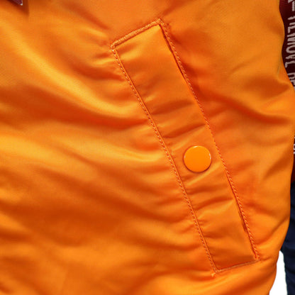 ALPHA x ASSC L-2B Flight Jacket Reversible Orange Size XS
