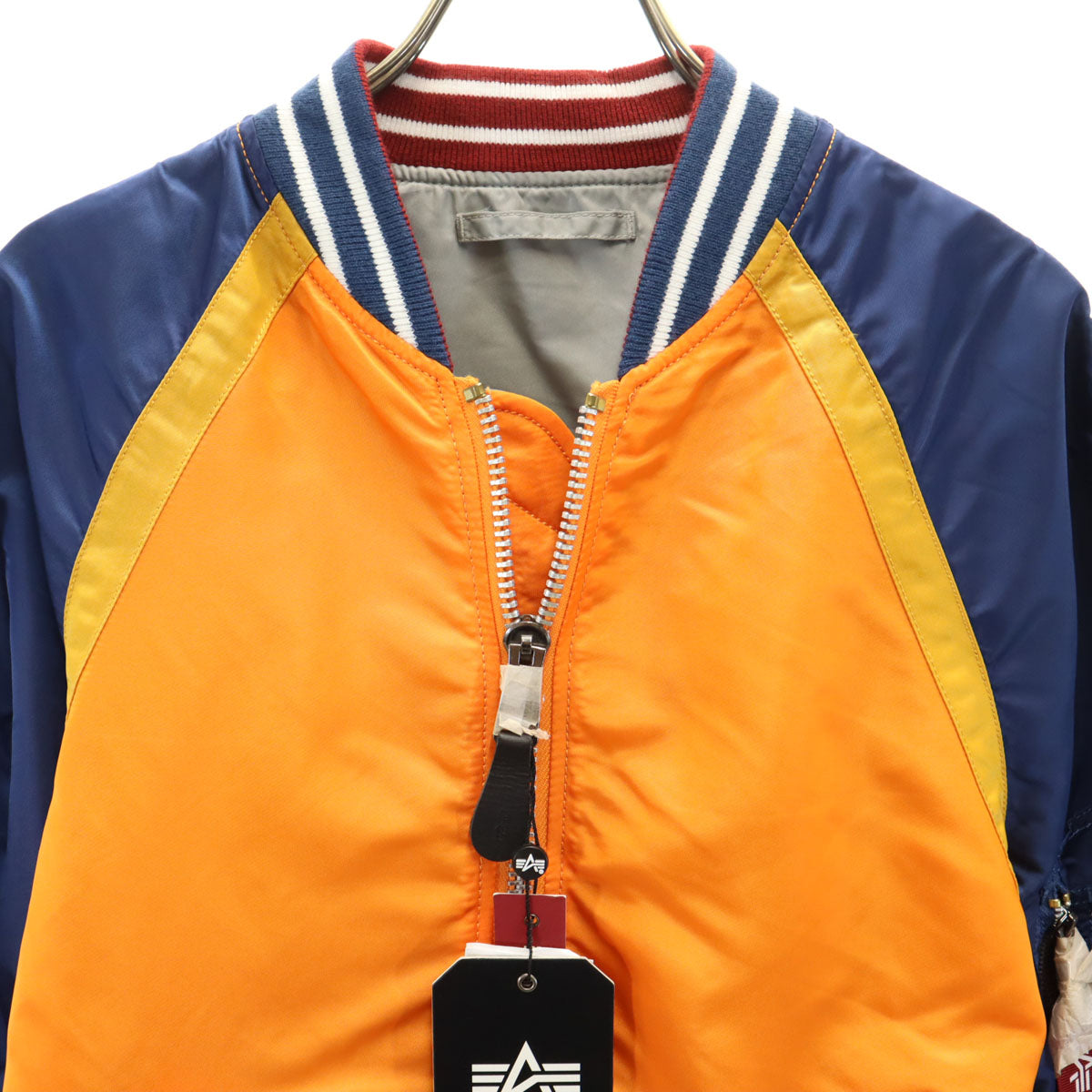 ALPHA x ASSC L-2B Flight Jacket Reversible Orange Size XS