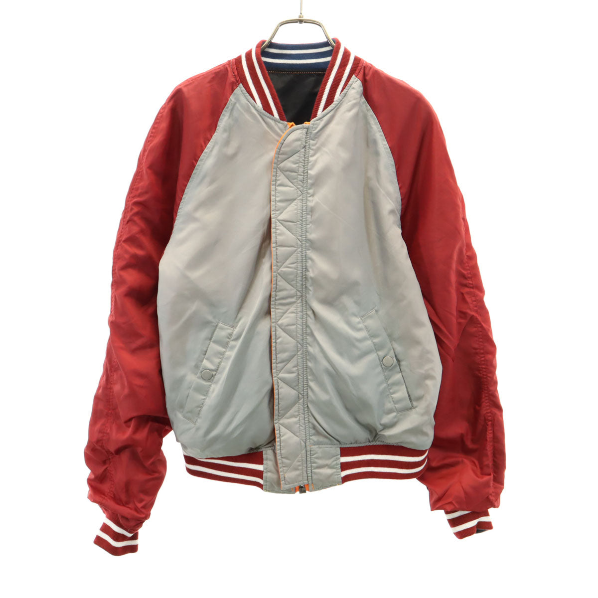 ALPHA x ASSC L-2B Flight Jacket Reversible Orange Size XS