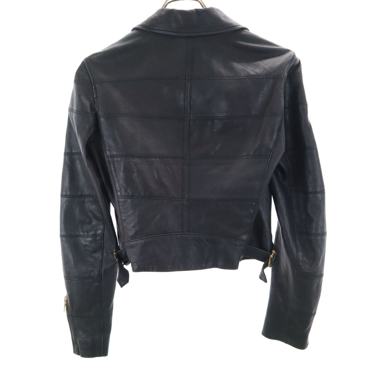 ARMANI EXCHANGE Leather Jacket Black Size S