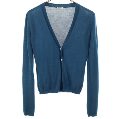 MIUMIU Cashmere Silk Blend Long Sleeve Cardigan Size 38