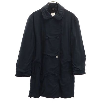 GIORGIO ARMANI 90s Italian Coat Navy Blue Size 40