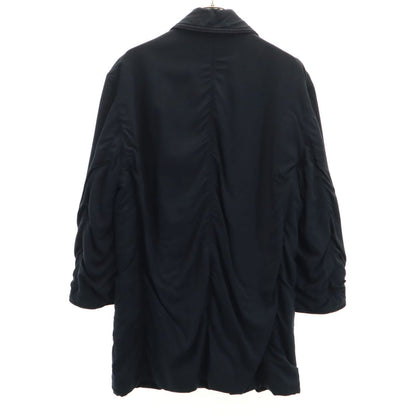 GIORGIO ARMANI 90s Italian Coat Navy Blue Size 40